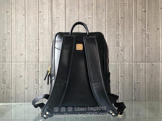 MCM雙肩背包 原單 金色拉鏈 Duke雙肩背包 高端MCM男士背包  mdmc1099